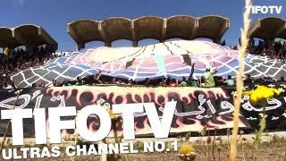 ULTRAS HELALA BOYS  CHOREO amp CHANTING DURING THE GAME AGAINST RAJA BENI MELLAL 052013 [upl. by Veats238]