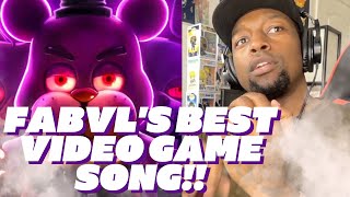 Rapper Reacts to Fabvl  FNAF SONG REACTION quotFive Nightsquot Video Game NERDCORE [upl. by Kcirednek]