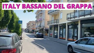 ITALY BASSANO DEL GRAPPA TOWN WALKING TOUR VLOGCOME WITH ME [upl. by Jimmy]