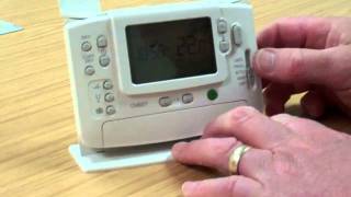 How to bind a Honeywell Chronotherm Thermostat [upl. by Aerised431]