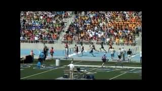 Iowa State Track 2008  2A 110 Meter Hurdles  Jacob Batterson Chris Reeves Ryan Wurtz [upl. by Hsetih]