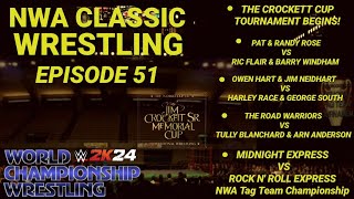 NWA Classic Wrestling Episode 51 WWE 2K24 [upl. by Siulegroj]