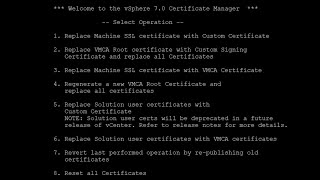 Replacing Vcenter certificates using Vcenter certificate manager [upl. by Lerak]