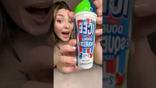 Double Icee two color squeeze candy 👀🤩 candy comedy [upl. by Buderus]