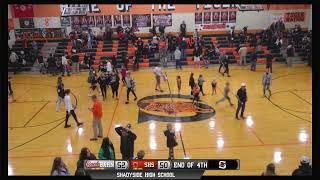 Shadyside Boys Basketball vs Barnesville [upl. by Kym]