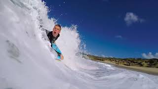 GoPro HEAVY Shorebreak Bodyboarding  Mornington Peninsular [upl. by Raeann]