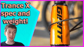 2022 Giant Trance X 29er 2 First Look and Weight [upl. by Arvo572]