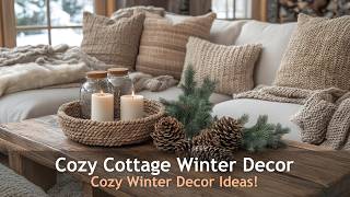 Discover the Secrets to Charming Cottage Winter Decor [upl. by Nij]