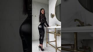 Top 10 Spots to Wear Shiny Leggings  Social Media Icons 2024  Influencer Life Fashion Styles [upl. by Gabrielson]