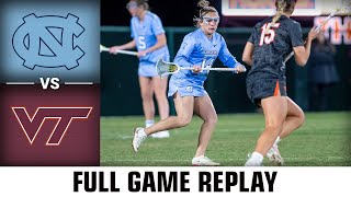 North Carolina vs Virginia Tech Full Game Replay  2023 ACC Womens Lacrosse [upl. by Urian]