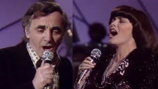 Charles Aznavour et Mireille Mathieu  Une vie damour 1981 [upl. by Cleodell32]