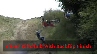 CR500 Hillclimb With Backflip Finish [upl. by Hoffarth]