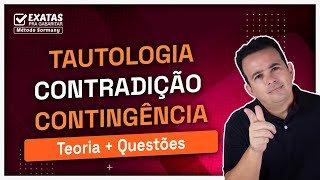 Aprenda agora TAUTOLOGIA CONTRADIÇÃO E CONTINGÊNCIA [upl. by Primaveras]