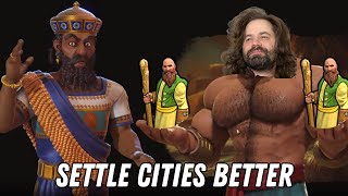 Civilization 6 Common City Settlement Mistakes to Avoid [upl. by Naawaj]