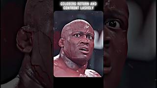 Goldberg returns and confronts Bobby Lashely 💀 [upl. by Onilecram795]