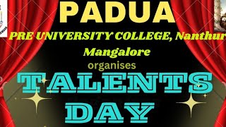 Padua PU College Nanthur Mangalore Talents day of 1st Science 2023 [upl. by Woolcott]