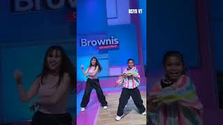 HYPER DANCE 😁💋 AYU TING amp AZIZAH  BROWNIS ayutingting dance viral challenge [upl. by Thorstein]