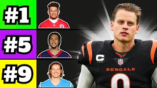 MY quotTOO EARLYquot 2024 TOP 10 QB RANKINGS NFL TIER LIST [upl. by Kirsch]