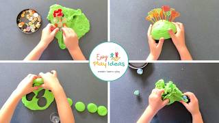 10 Unique Additions to Make Playdough Extra Fun  10 Playdough Ideas [upl. by Icyaj]