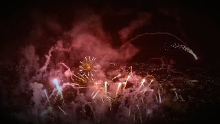 Drone over New Year Fireworks in Bendigo [upl. by Reiko321]