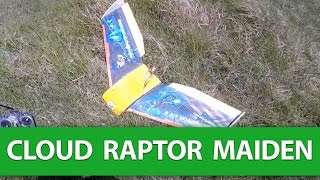 Cloud Raptor Mini Review amp Maiden Flight On the Slope [upl. by Ettereve]