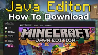 How To Download Minecraft Java Edition PC [upl. by Calhoun]