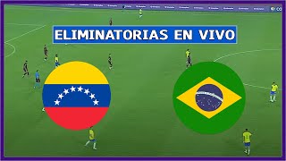 🔴 VENEZUELA vs BRASIL EN VIVO ⚽ ¿JUEGA RONDÓN ELIMINATORIAS SUDAMERICANAS 2026 LA SECTA DEPORTIVA [upl. by Egedan632]