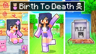 Aphmaus BIRTH to DEATH In Minecraft [upl. by Dart]