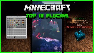 📌TOP 10 MEJORES PLUGINS para SERVIDOR SURVIVAL de MINECRAFT 🔥 Angelchest Jobs Quests [upl. by Frentz863]