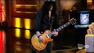 Slash with Michael Bearden quotBrown Sugarquot live George Lopez Show 2011 [upl. by Assillim853]