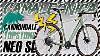 Review Cannondale Topstone Neo SL  eGRAVEL  BIKEPACKING  Javier Bañón Izu [upl. by Elayor188]