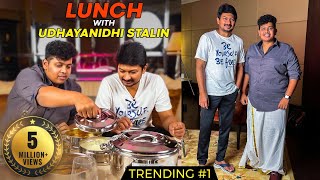 Lunch With Udhayanidhi Stalin🔥 அம்மா சமையல்  Irfans View [upl. by Ross]