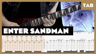 Metallica  Enter Sandman  Guitar Tab  Lesson  Cover  Tutorial [upl. by Roderica447]