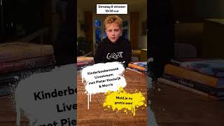 Gratis Kinderboekenweeklivestream met Pieter Koolwijk promo [upl. by Llezo]