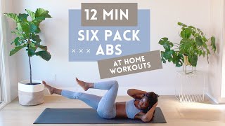 12 MIN SIXPACK WORKOUT  NO EQUIPMENT apartment friendly [upl. by Oirretno]