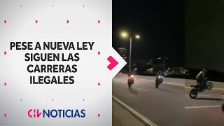 Denuncian nuevas CARRERAS CLANDESTINAS en la autopista Costanera Norte pese a nueva ley [upl. by Ernestine]