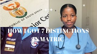 HOW I GOT 7 DISTINCTIONS IN MATRICStudy Tips [upl. by Apollus]