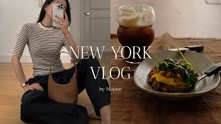 New York vlog🗽뉴욕 브이로그  직장인 일상  모로칸 스크램블드 에그  레트로 아이스크림 샵  브룩클린 카페  소품샵  홈카페  이젠 여름 Eng sub [upl. by Orling171]