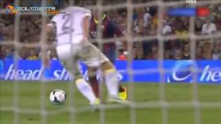 Barcelona vs Santos 80 Trofeo Joan Gamper 2013 [upl. by Napoleon]