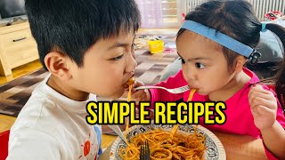 Simple and Easy Recipes  Seafood Pasta and Pork Caldereta Recipe  Filipinos in Germany [upl. by Calvert]