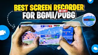 BEST SCREEN RECORDER FOR ANDROID  BGMI amp PUBG 🔥 NO LAG SCREEN RECORDER FOR BGMI  SamNea Gaming [upl. by Peednus]