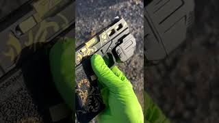 POLYMER 80 PFC BY GRUNT WORKS GOLD SCROLL [upl. by Ynohtnael]