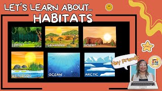 Explore Animal Habitats  Forest Ocean Desert Savanna Wetlands amp Arctic  Shon’s Stories [upl. by Aseen141]