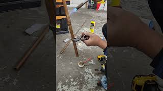 practicing solder copper pipe soldering copperpipe plumbing diy [upl. by Intyre]