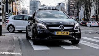 Mercedes A45 AMG MADNESS in Rotterdam LAUNCH CONTROL REVS ACCELERATION AND MORE [upl. by Lorilee]