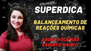 Balanceamento de reações químicas com parêntese  Balanceamento de um jeito muito fácil [upl. by Eidde]