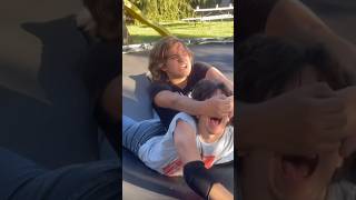 Yes Lock OMG WWE Moves Trampoline Fake Body funny wwe wwewrestler wrestlingmove [upl. by Ativahs481]