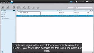 Roundcube  Marking Messages [upl. by Hilton]