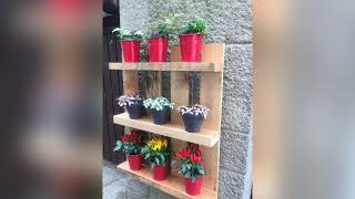 🌿🌺🌸💮Ideas De Repisas Y Estantes De Madera Para Poner Tus Plantas [upl. by Nnayrrehs]