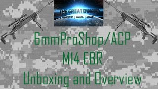 6mmProShopASP M14 EBR Unboxing amp Review [upl. by Orabelle]